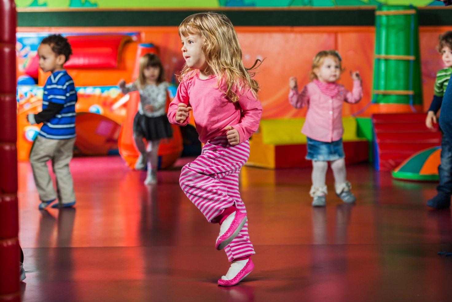 Children dancing.